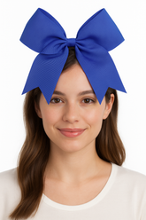Royal Blue Oversized Bow Tie Headband